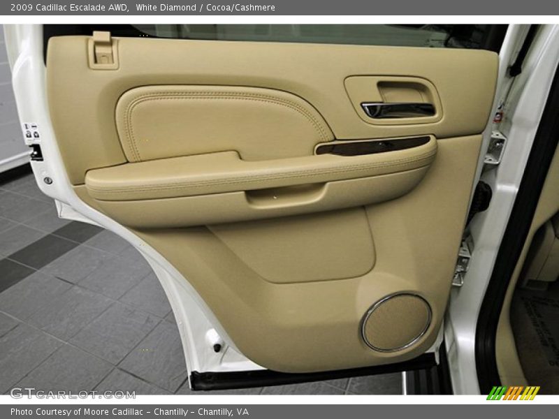 White Diamond / Cocoa/Cashmere 2009 Cadillac Escalade AWD