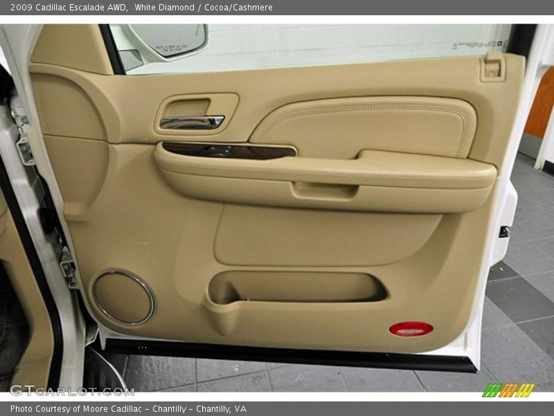 White Diamond / Cocoa/Cashmere 2009 Cadillac Escalade AWD