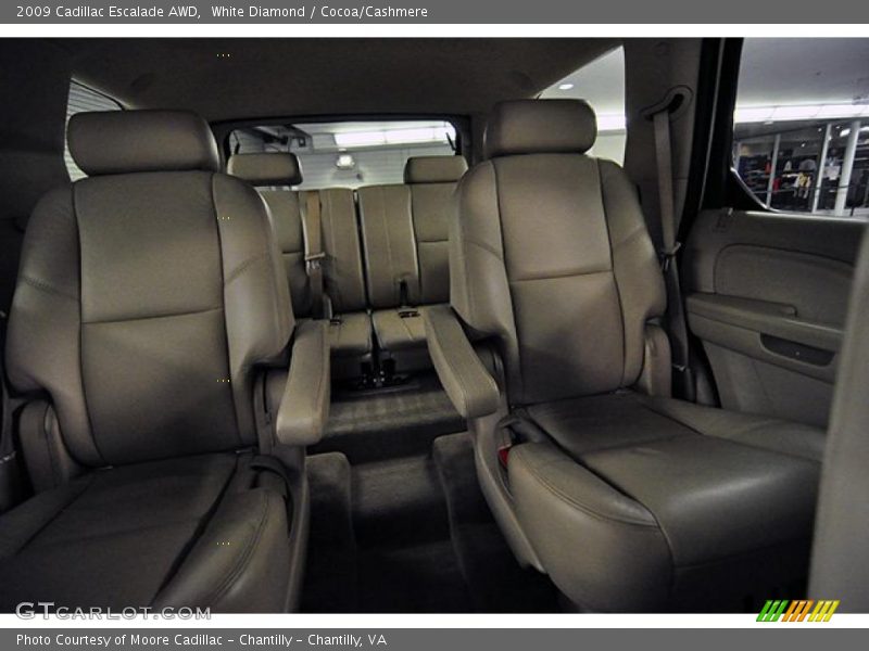White Diamond / Cocoa/Cashmere 2009 Cadillac Escalade AWD