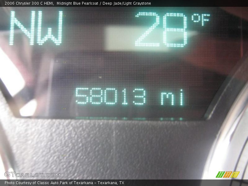 Midnight Blue Pearlcoat / Deep Jade/Light Graystone 2006 Chrysler 300 C HEMI