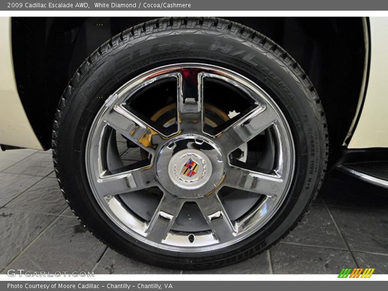 White Diamond / Cocoa/Cashmere 2009 Cadillac Escalade AWD