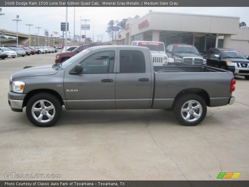 Mineral Gray Metallic / Medium Slate Gray 2008 Dodge Ram 1500 Lone Star Edition Quad Cab
