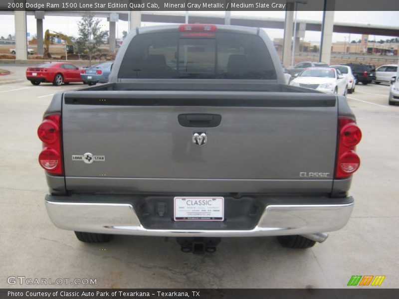 Mineral Gray Metallic / Medium Slate Gray 2008 Dodge Ram 1500 Lone Star Edition Quad Cab