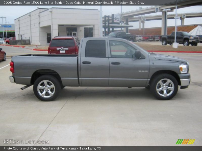Mineral Gray Metallic / Medium Slate Gray 2008 Dodge Ram 1500 Lone Star Edition Quad Cab