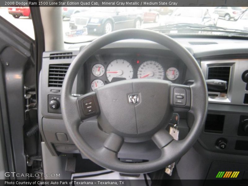 Mineral Gray Metallic / Medium Slate Gray 2008 Dodge Ram 1500 Lone Star Edition Quad Cab
