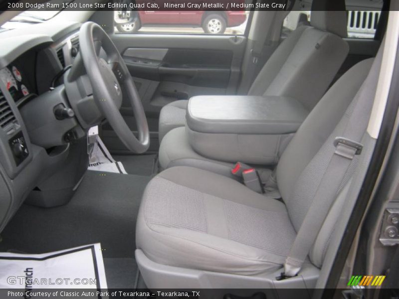 Mineral Gray Metallic / Medium Slate Gray 2008 Dodge Ram 1500 Lone Star Edition Quad Cab