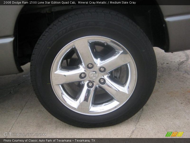 Mineral Gray Metallic / Medium Slate Gray 2008 Dodge Ram 1500 Lone Star Edition Quad Cab