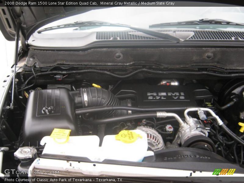 Mineral Gray Metallic / Medium Slate Gray 2008 Dodge Ram 1500 Lone Star Edition Quad Cab