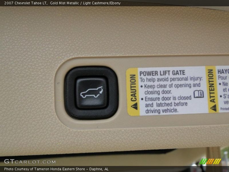 Gold Mist Metallic / Light Cashmere/Ebony 2007 Chevrolet Tahoe LT