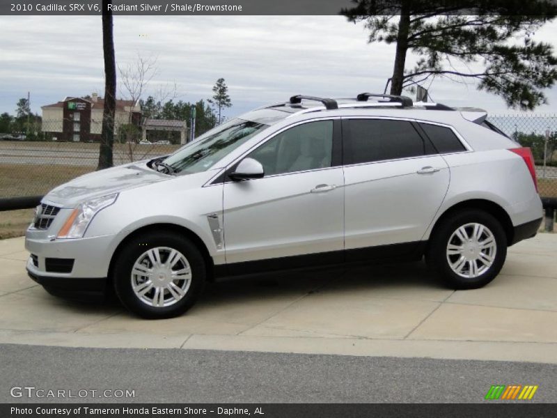 Radiant Silver / Shale/Brownstone 2010 Cadillac SRX V6