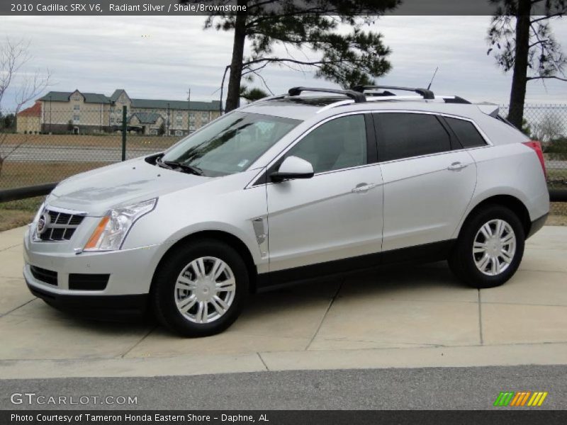 Radiant Silver / Shale/Brownstone 2010 Cadillac SRX V6