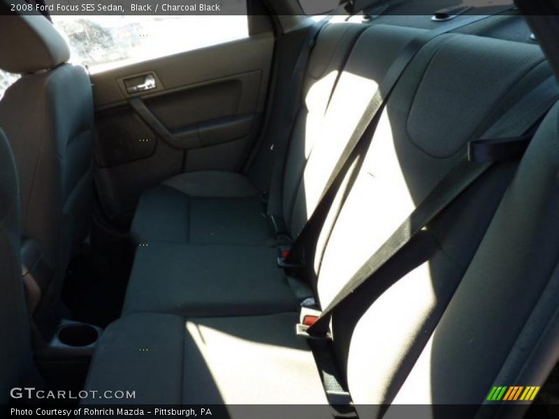 Black / Charcoal Black 2008 Ford Focus SES Sedan