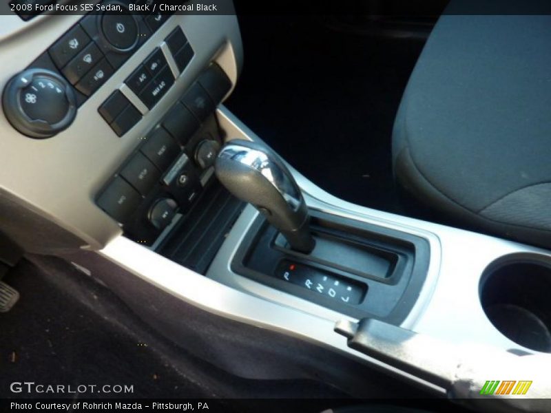 Black / Charcoal Black 2008 Ford Focus SES Sedan