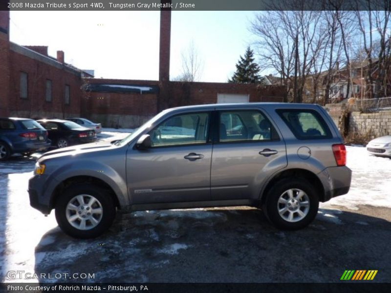 Tungsten Gray Metallic / Stone 2008 Mazda Tribute s Sport 4WD