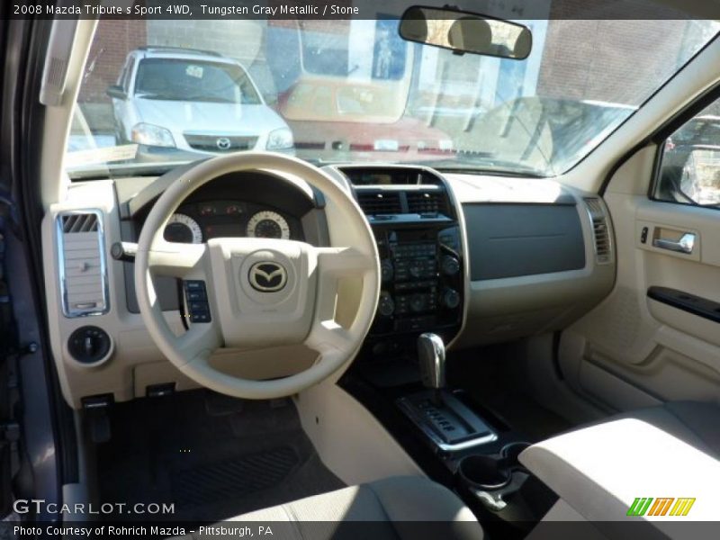 Tungsten Gray Metallic / Stone 2008 Mazda Tribute s Sport 4WD