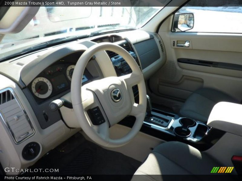 Tungsten Gray Metallic / Stone 2008 Mazda Tribute s Sport 4WD