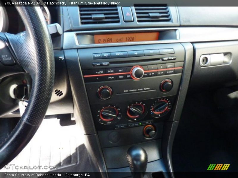 Titanium Gray Metallic / Black 2004 Mazda MAZDA3 s Hatchback