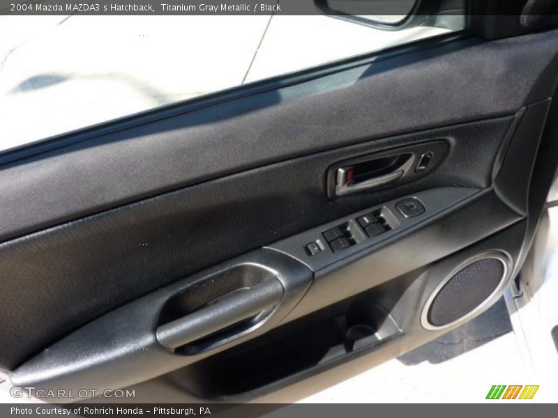 Titanium Gray Metallic / Black 2004 Mazda MAZDA3 s Hatchback