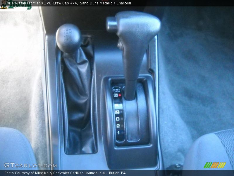  2004 Frontier XE V6 Crew Cab 4x4 4 Speed Automatic Shifter