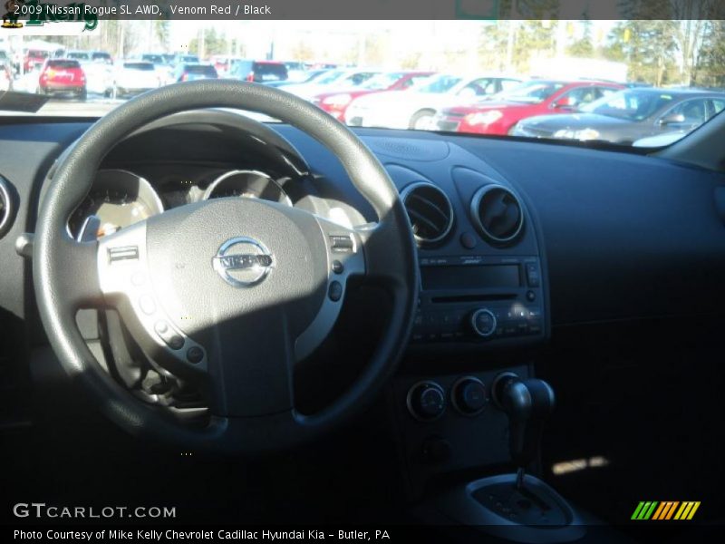 Venom Red / Black 2009 Nissan Rogue SL AWD