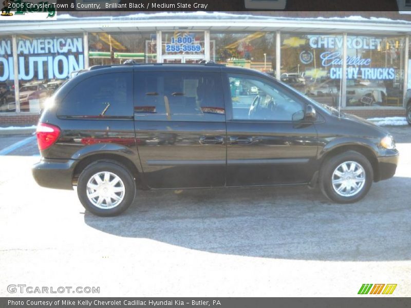 Brilliant Black / Medium Slate Gray 2006 Chrysler Town & Country