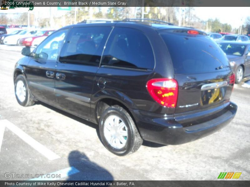 Brilliant Black / Medium Slate Gray 2006 Chrysler Town & Country