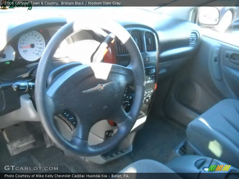 Brilliant Black / Medium Slate Gray 2006 Chrysler Town & Country