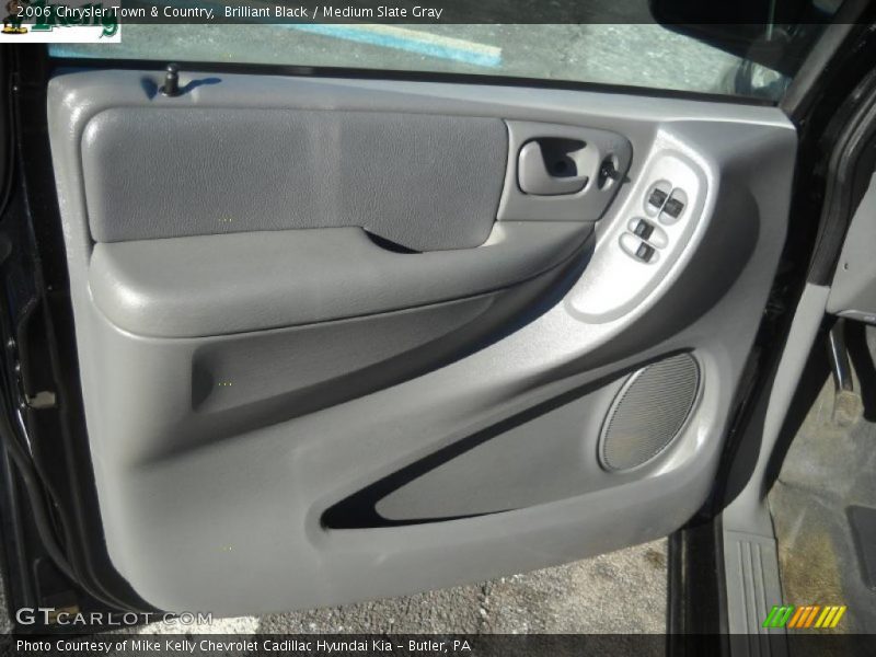 Brilliant Black / Medium Slate Gray 2006 Chrysler Town & Country