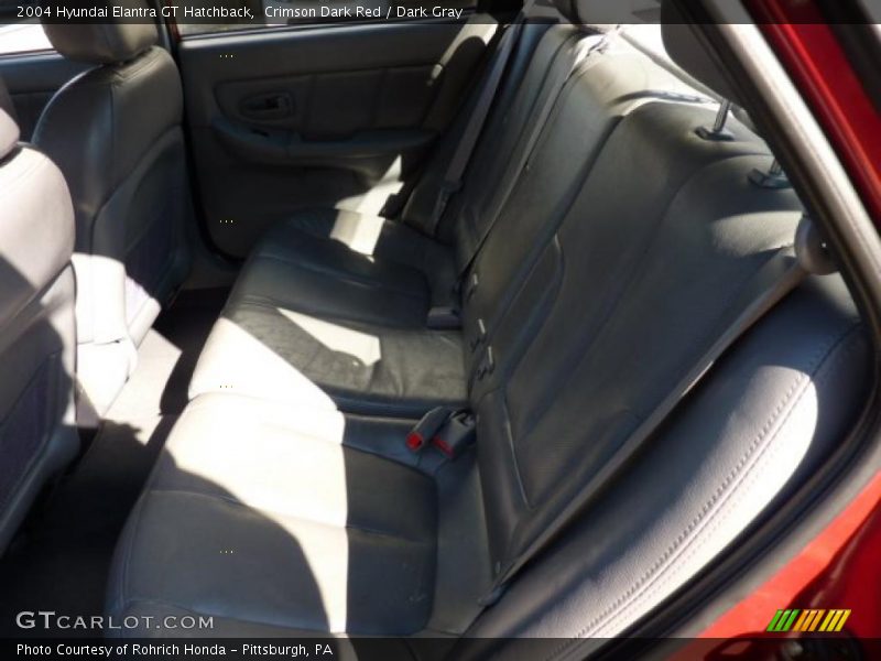 Crimson Dark Red / Dark Gray 2004 Hyundai Elantra GT Hatchback