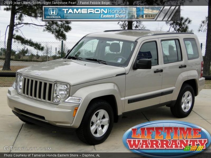 Light Sandstone Pearl / Pastel Pebble Beige 2010 Jeep Liberty Sport