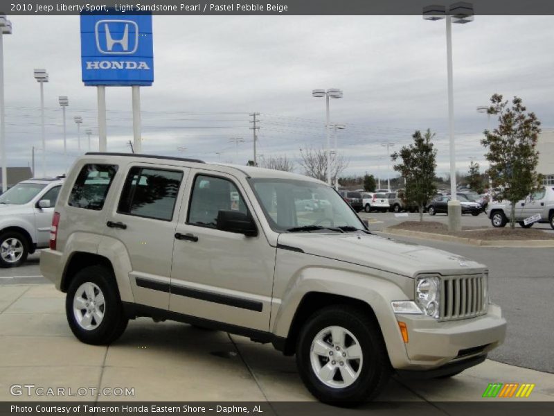 Light Sandstone Pearl / Pastel Pebble Beige 2010 Jeep Liberty Sport