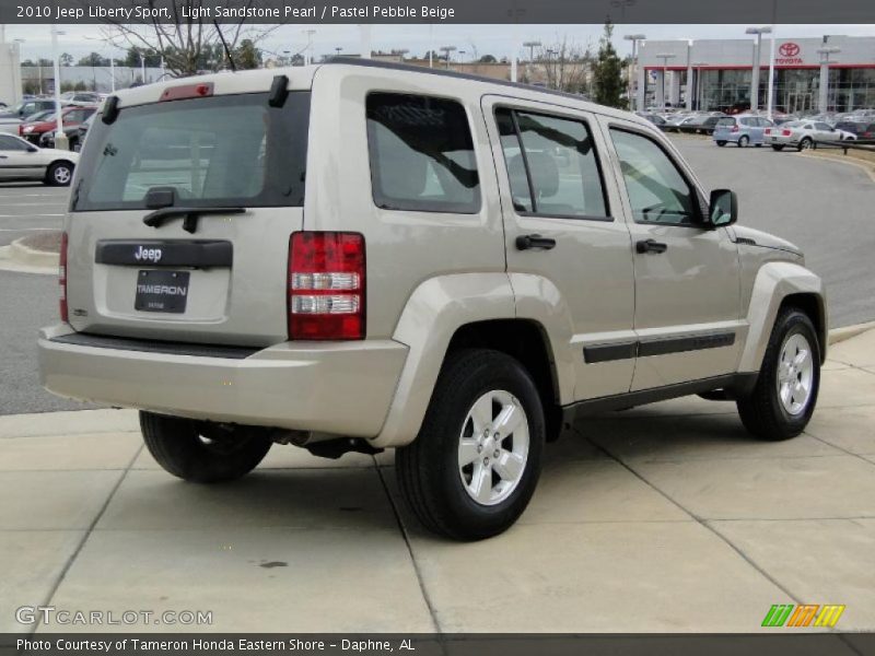 Light Sandstone Pearl / Pastel Pebble Beige 2010 Jeep Liberty Sport