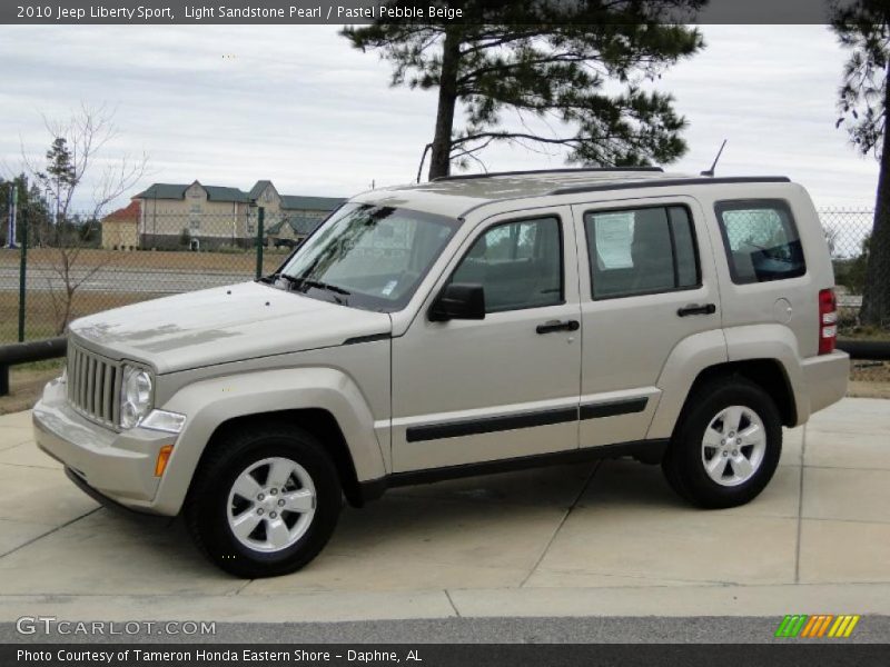 Light Sandstone Pearl / Pastel Pebble Beige 2010 Jeep Liberty Sport