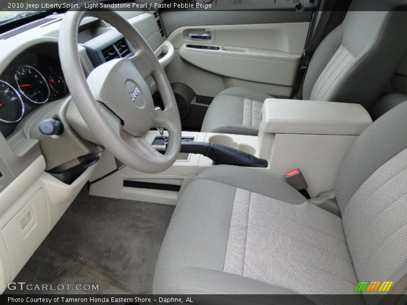 Light Sandstone Pearl / Pastel Pebble Beige 2010 Jeep Liberty Sport