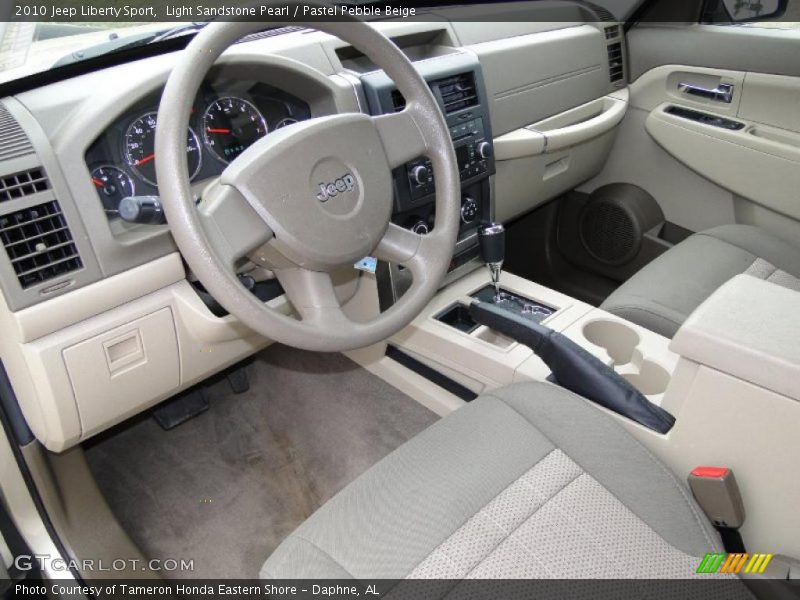 Light Sandstone Pearl / Pastel Pebble Beige 2010 Jeep Liberty Sport