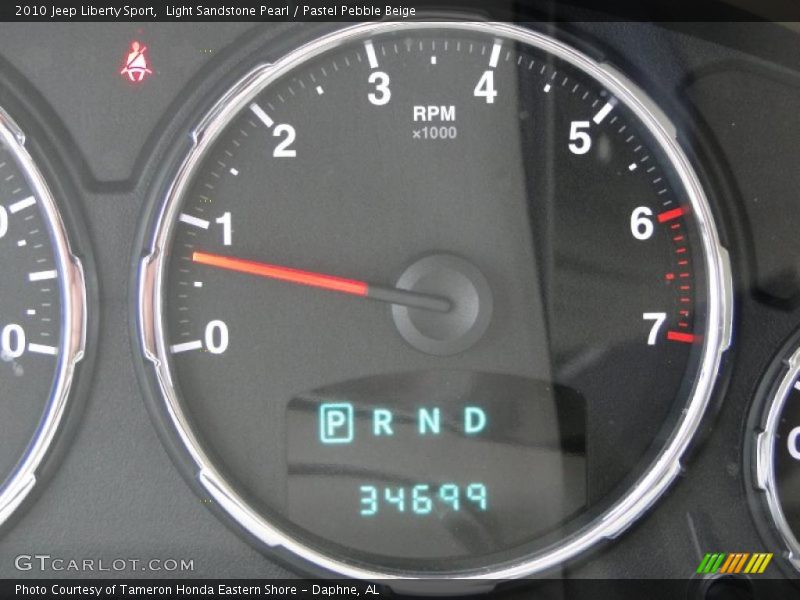 Light Sandstone Pearl / Pastel Pebble Beige 2010 Jeep Liberty Sport