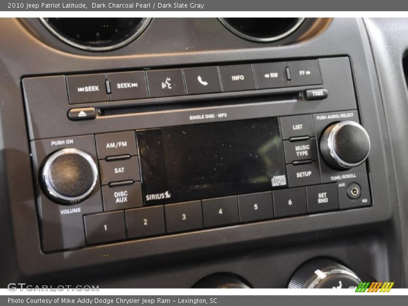 Dark Charcoal Pearl / Dark Slate Gray 2010 Jeep Patriot Latitude