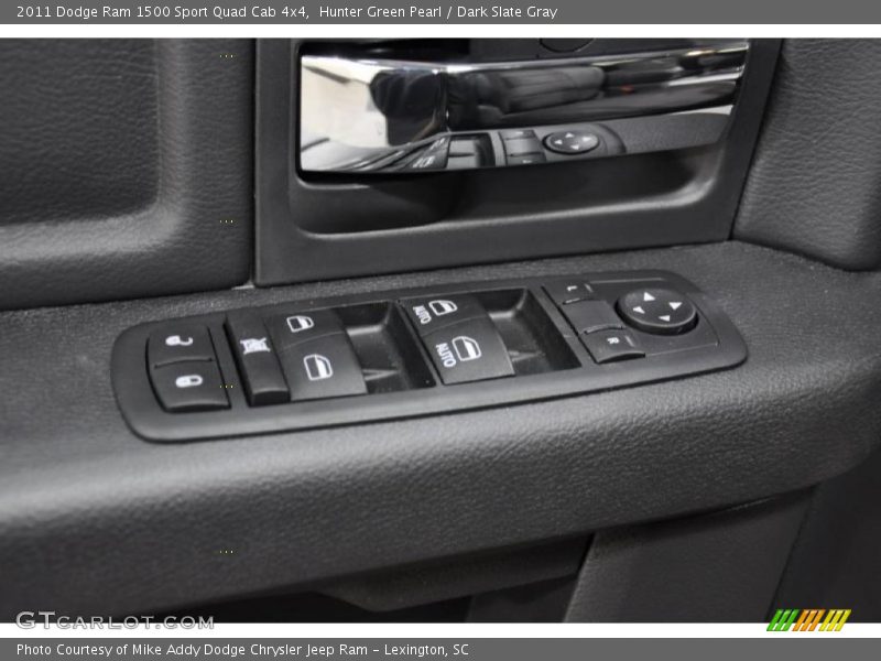 Hunter Green Pearl / Dark Slate Gray 2011 Dodge Ram 1500 Sport Quad Cab 4x4