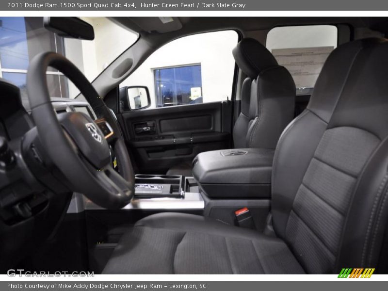 Hunter Green Pearl / Dark Slate Gray 2011 Dodge Ram 1500 Sport Quad Cab 4x4