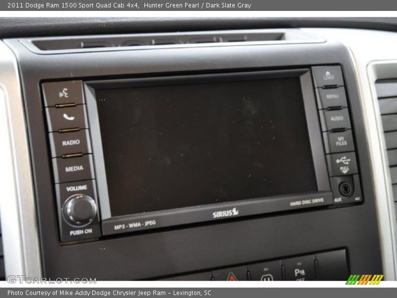 Hunter Green Pearl / Dark Slate Gray 2011 Dodge Ram 1500 Sport Quad Cab 4x4