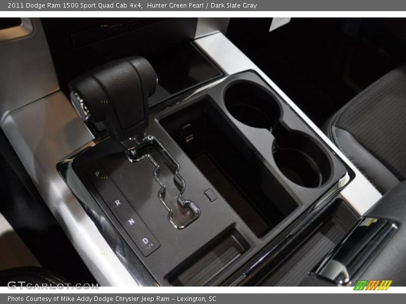 Hunter Green Pearl / Dark Slate Gray 2011 Dodge Ram 1500 Sport Quad Cab 4x4