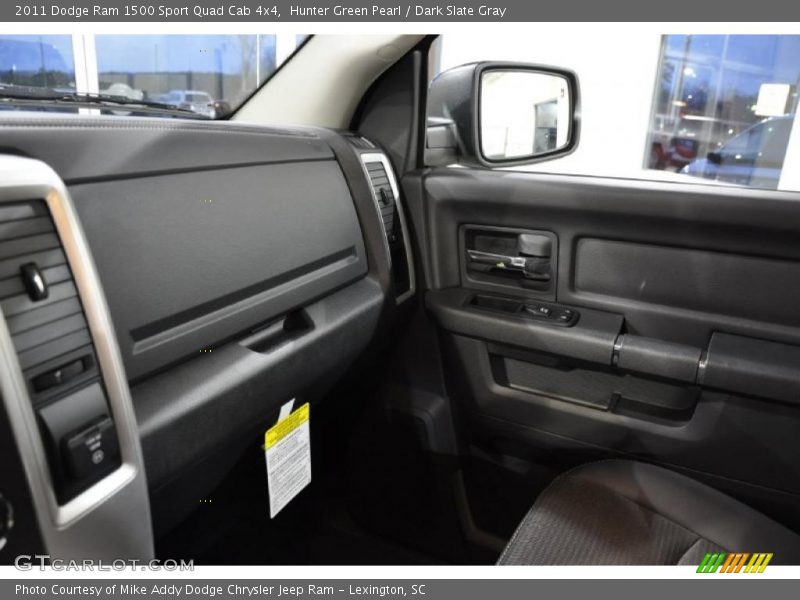 Hunter Green Pearl / Dark Slate Gray 2011 Dodge Ram 1500 Sport Quad Cab 4x4