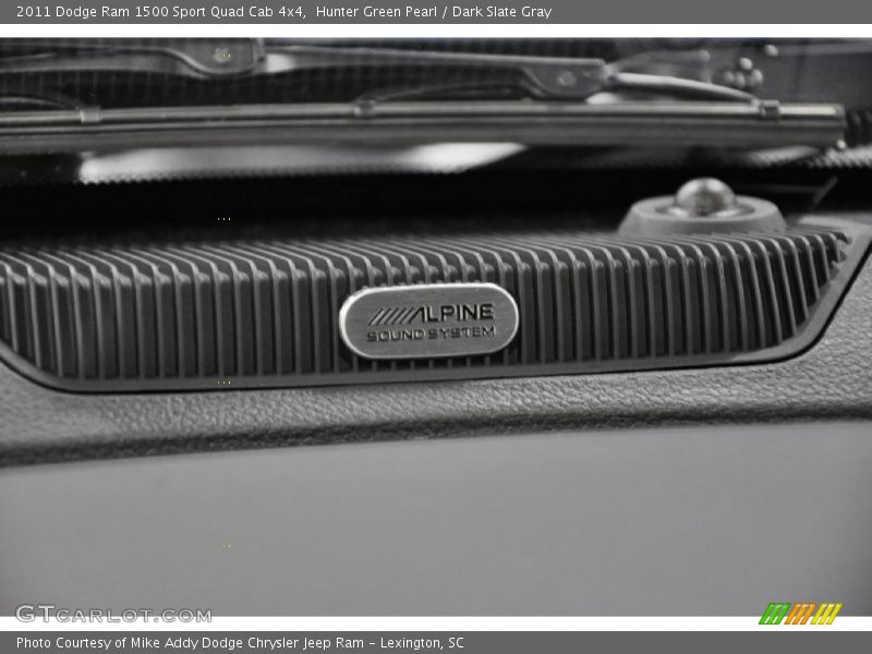 Hunter Green Pearl / Dark Slate Gray 2011 Dodge Ram 1500 Sport Quad Cab 4x4