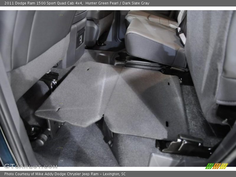 Hunter Green Pearl / Dark Slate Gray 2011 Dodge Ram 1500 Sport Quad Cab 4x4