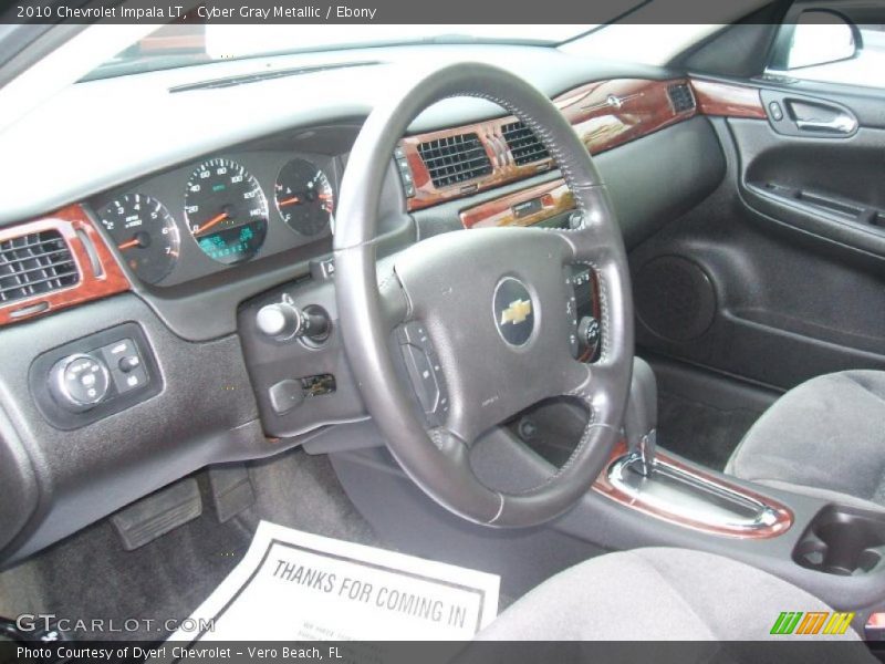 Cyber Gray Metallic / Ebony 2010 Chevrolet Impala LT