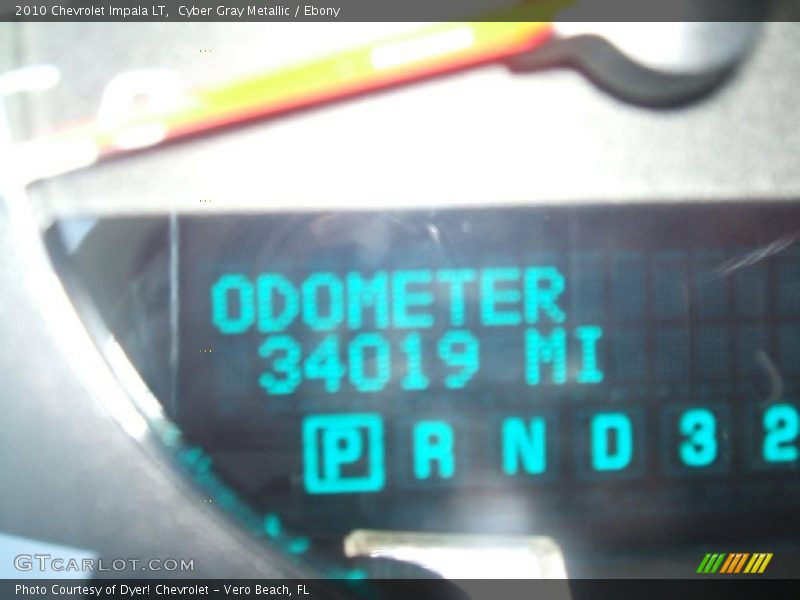 Cyber Gray Metallic / Ebony 2010 Chevrolet Impala LT