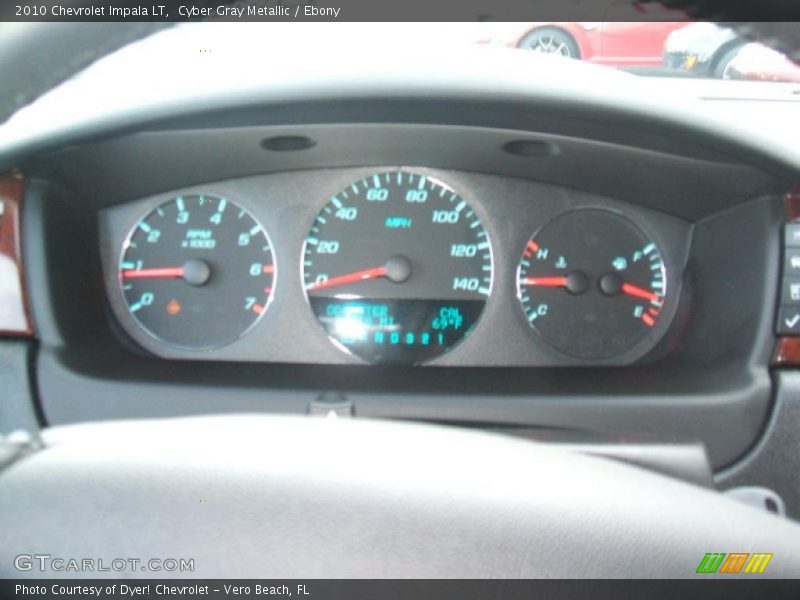 Cyber Gray Metallic / Ebony 2010 Chevrolet Impala LT