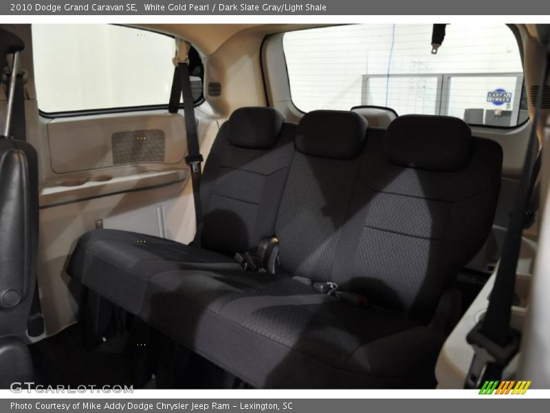 White Gold Pearl / Dark Slate Gray/Light Shale 2010 Dodge Grand Caravan SE