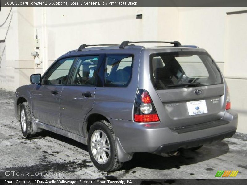 Steel Silver Metallic / Anthracite Black 2008 Subaru Forester 2.5 X Sports