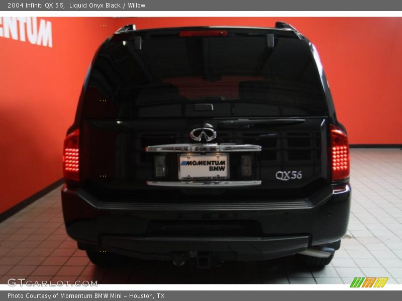 Liquid Onyx Black / Willow 2004 Infiniti QX 56